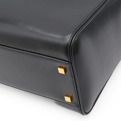 Saint Laurent Paris YSL Manhattan S Tote Leather Black Gold — view 3