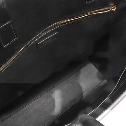 Saint Laurent Paris YSL Manhattan S Tote Leather Black Gold — view 5