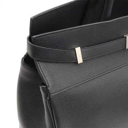 Saint Laurent Paris YSL Manhattan S Tote Leather Black Silver — view 6