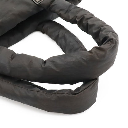 Chanel Coco Cocoon Tote MM Shoulder Bag Quilted Nylon Black — view 4