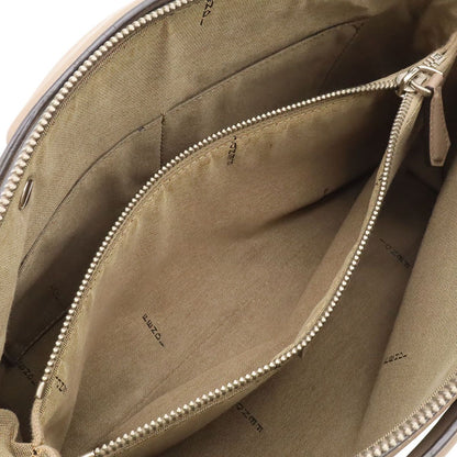 Fendi by the Way 2-Way Shoulder Bag Leather Gray Silver — view 8