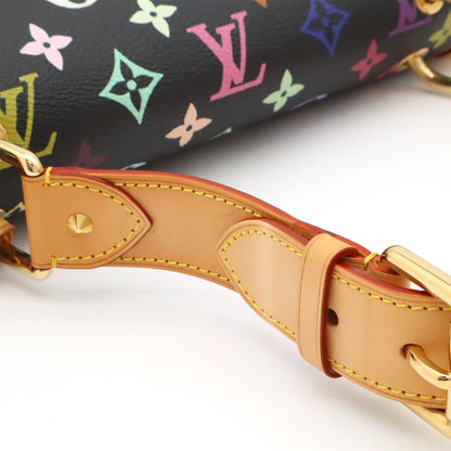 Louis Vuitton Monogram Multicolor Sac Chien Shoulder Bag Noir Black — view 5