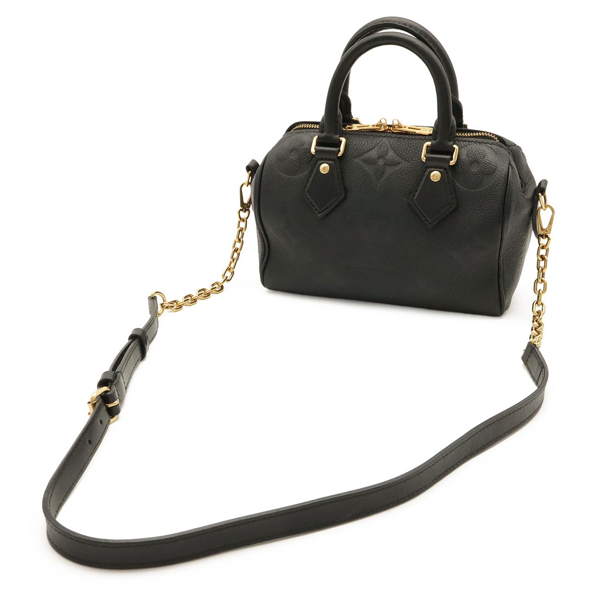 Louis Vuitton Monogram Empreinte Speedy Bandouliere 20 2-Way Shoulder Bag Noir — view 2