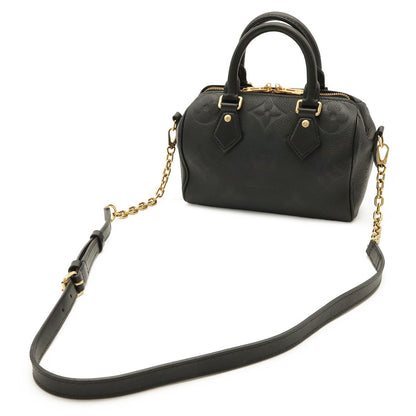 Louis Vuitton Monogram Empreinte Speedy Bandouliere 20 2-Way Shoulder Bag Noir — view 2