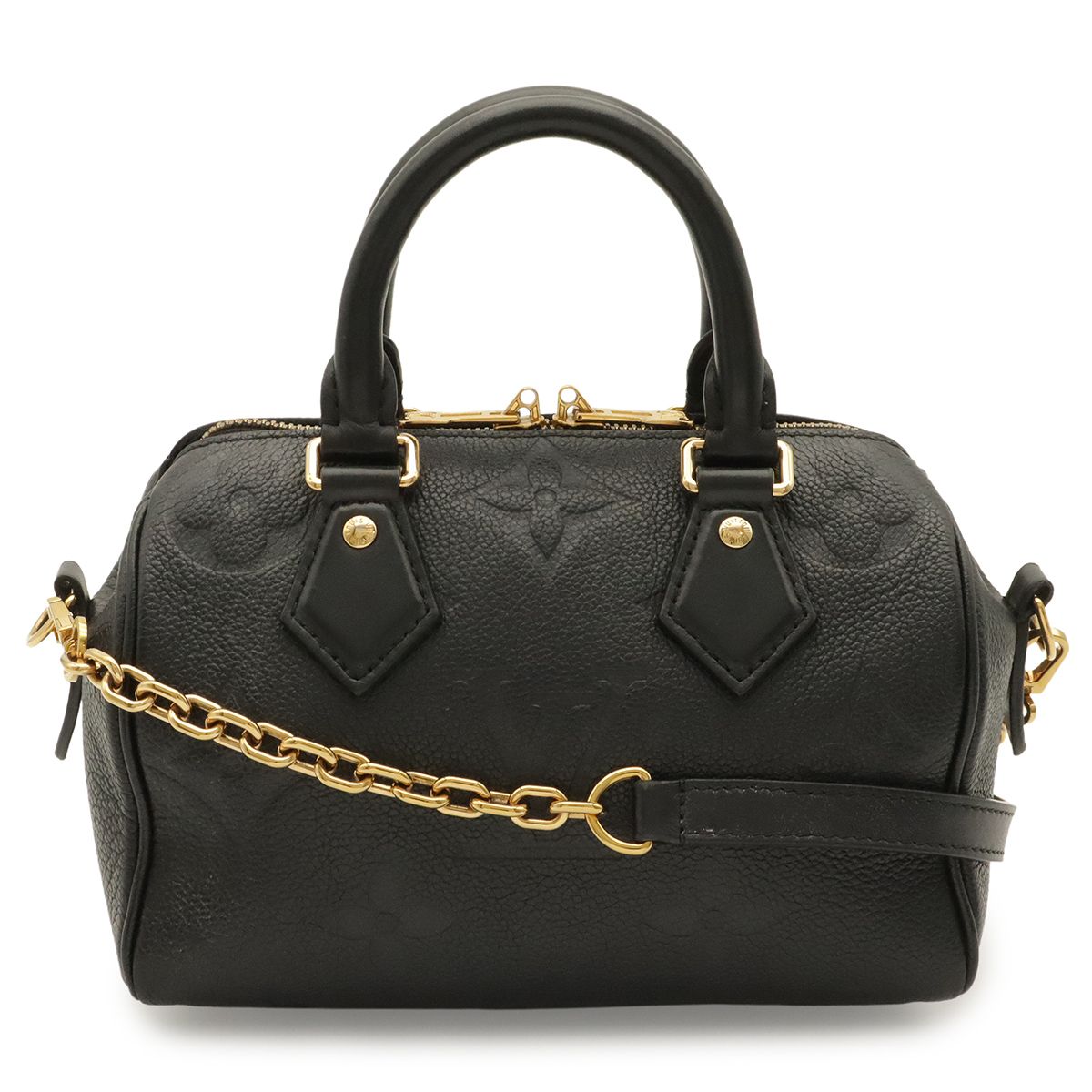 Louis Vuitton Monogram Empreinte Speedy Bandouliere 20 2-Way Shoulder Bag Noir