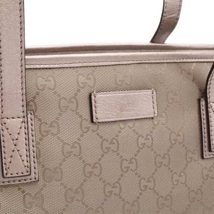 Gucci GG Supreme Tote Shoulder Leather Metallic Pink — view 8