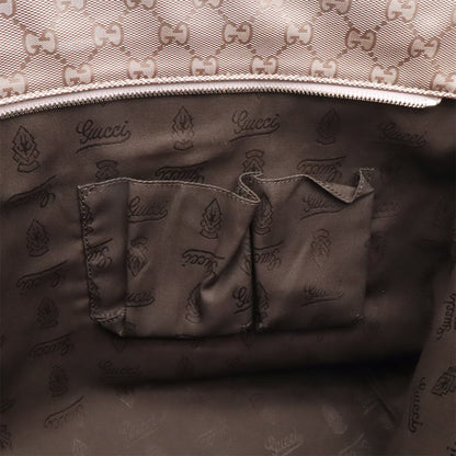 Gucci GG Supreme Tote Shoulder Leather Metallic Pink — view 7
