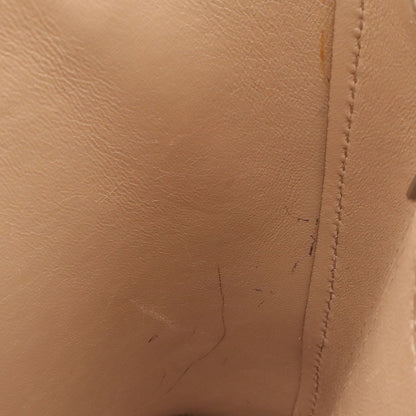 Prada Pannier Saffiano Mini Bag 2-Way Pochette Badge Leather Pink Beige Silver — view 8