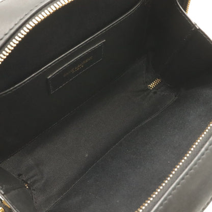 Saint Laurent Paris YSL Vicky Camera Bag Leather Black Gold — view 6