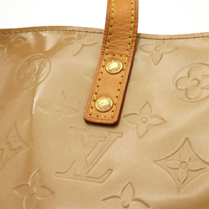 Louis Vuitton Monogram Vernis Reed PM Tote Mini Enamel Noisette Beige — view 4