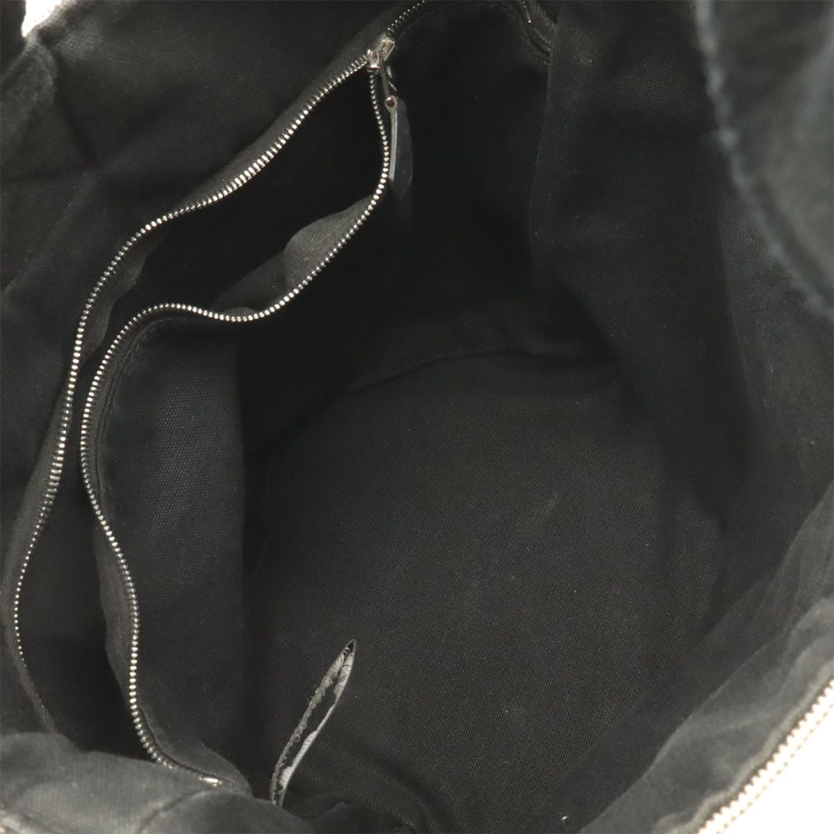 Hermes Saxo MM Handbag Toile Ash Beige Black Silver — view 6