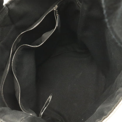 Hermes Saxo MM Handbag Toile Ash Beige Black Silver — view 6