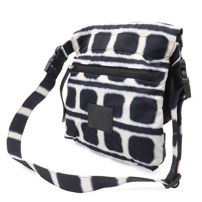 Chanel Sports Line Shoulder Bag Crossbody Reversible Nylon Leather Black White — view 2
