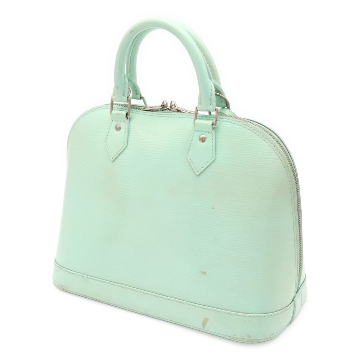 Louis Vuitton Epi Electric Alma PM Handbag Almande Mint Green Silver — view 2
