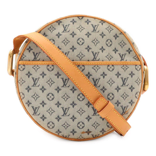 Louis Vuitton Monogram Mini Jeanne GM Pochette Shoulder Bag Crossbody Blue