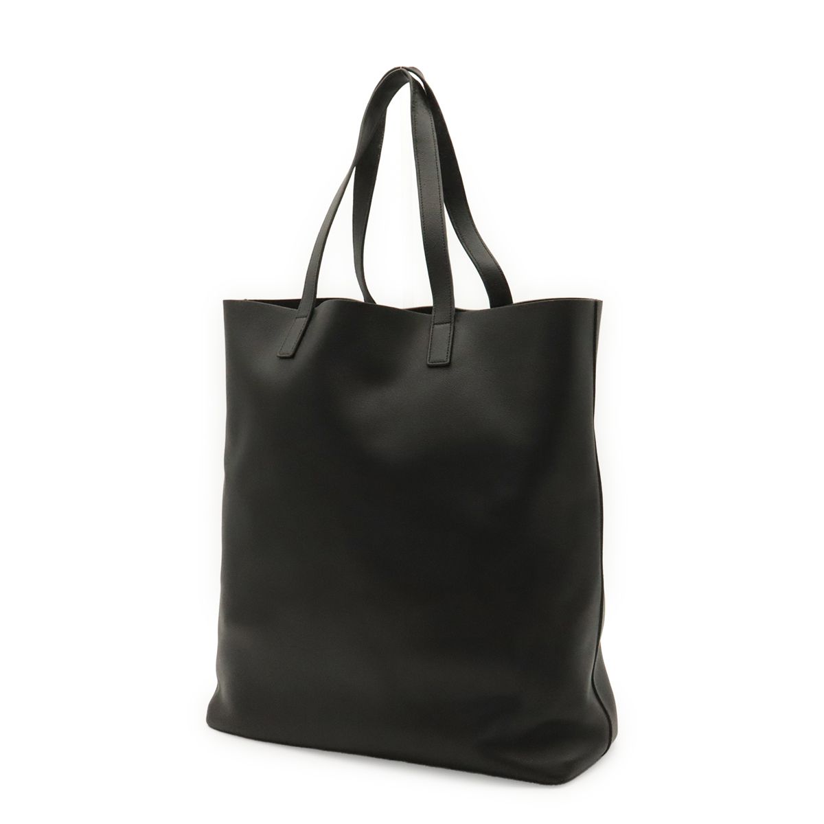 Saint Laurent Paris YSL Shopping Tote Leather Black — view 2