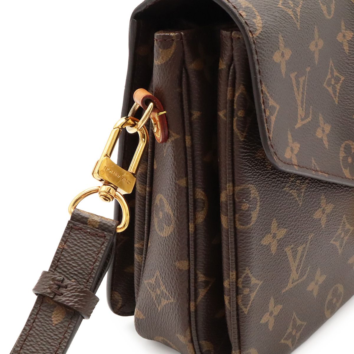 Louis Vuitton Monogram Pochette Metis MM 2-Way Shoulder Bag Clutch — view 4