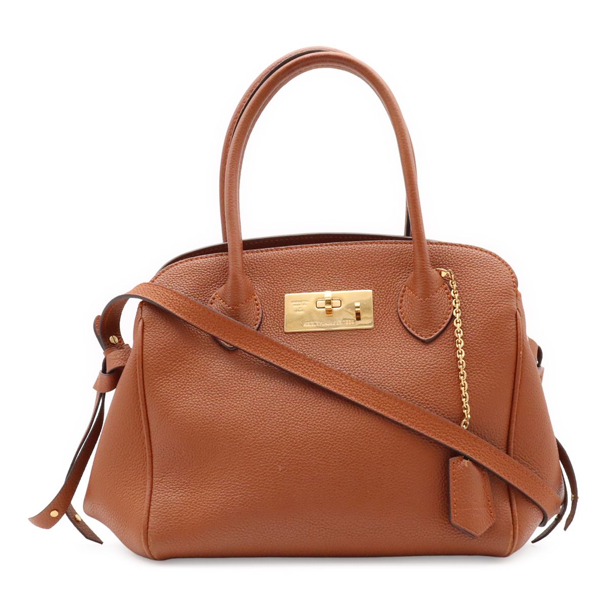 Louis Vuitton Mirror PM 2-Way Shoulder Bag Crossbody Leather Brown Gold