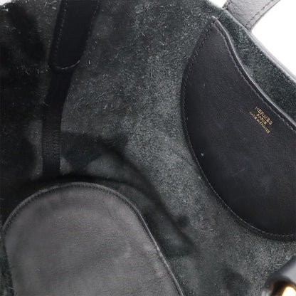 Hermes in the Loop 18 Tote Togo Leather Black Gold — view 6