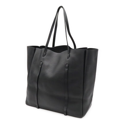 Balenciaga Everyday Logo Tote M Shoulder Bag Leather Black White — view 2