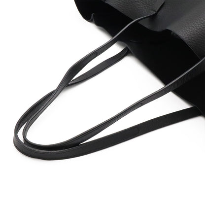 Balenciaga Everyday Logo Tote M Shoulder Bag Leather Black White — view 4