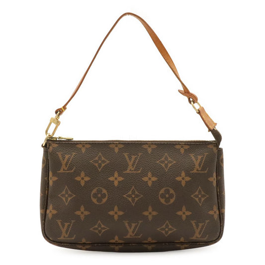 Louis Vuitton Monogram Pochette Soir Pouch Handbag Party