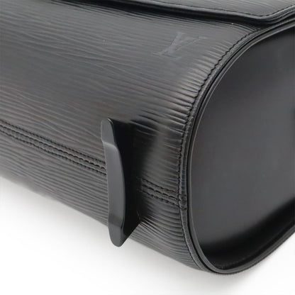 Louis Vuitton Epi Nocturne PM Shoulder Bag Semi Noir Black — view 3