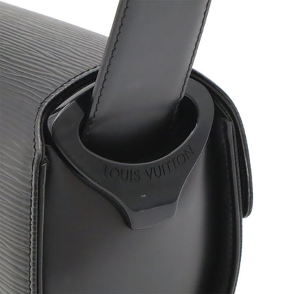 Louis Vuitton Epi Nocturne PM Shoulder Bag Semi Noir Black — view 7