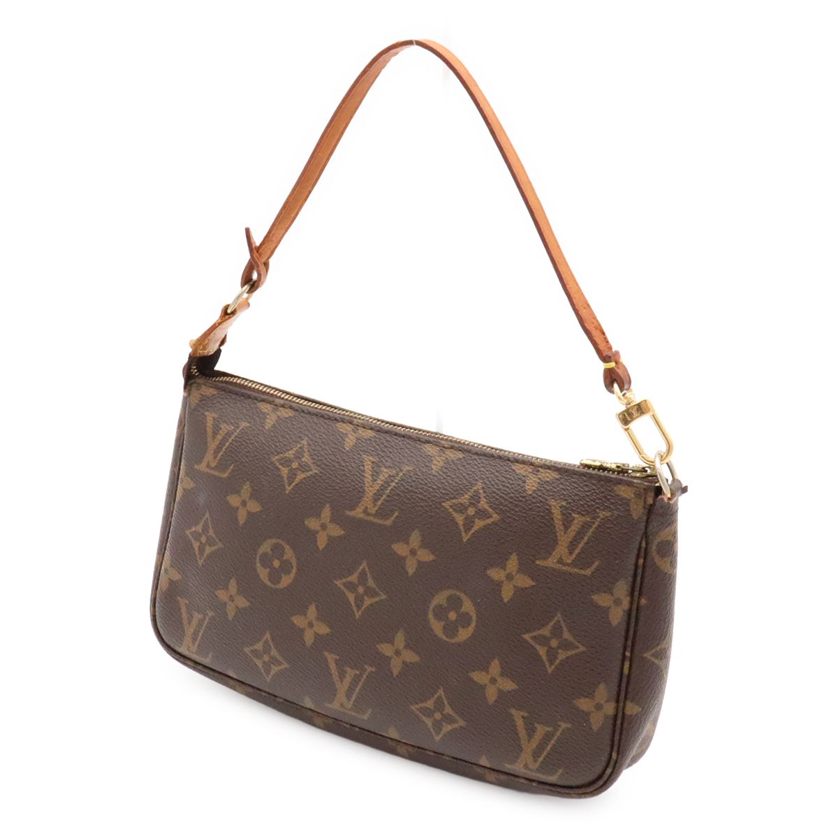 Louis Vuitton Monogram Pochette Soir Pouch Handbag Party — view 2