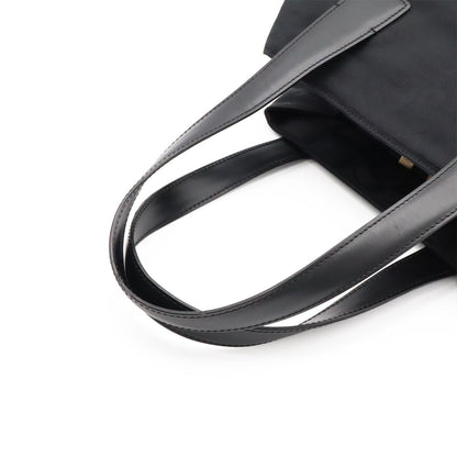 Chanel New Travel Line Tote Nylon Jacquard Leather Black — view 4