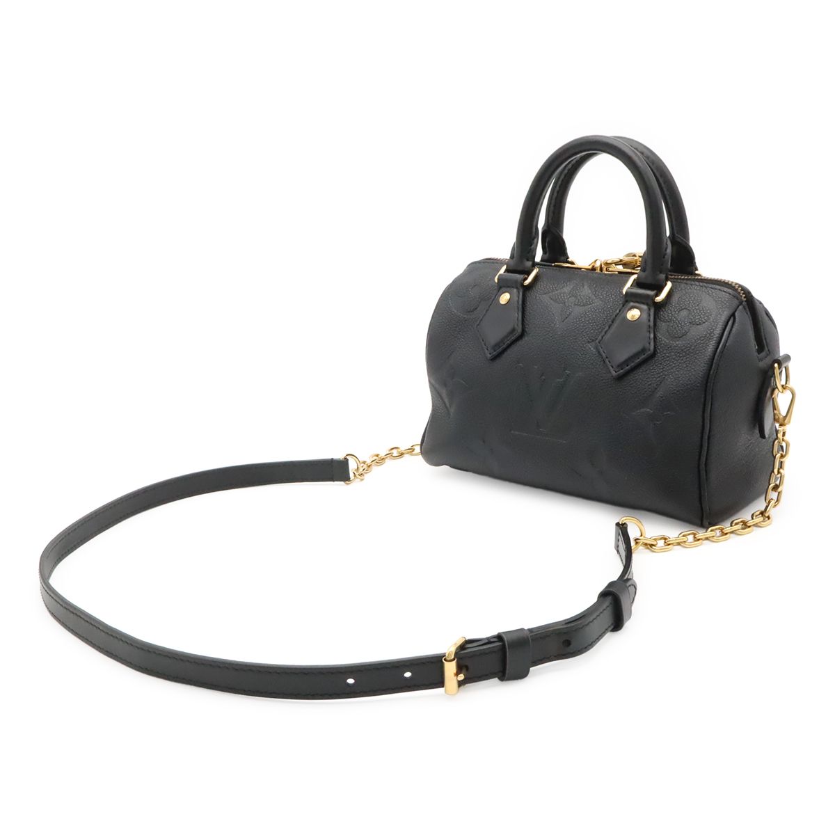 Louis Vuitton Monogram Empreinte Speedy Bandouliere 20 2-Way Shoulder Bag Noir — view 2