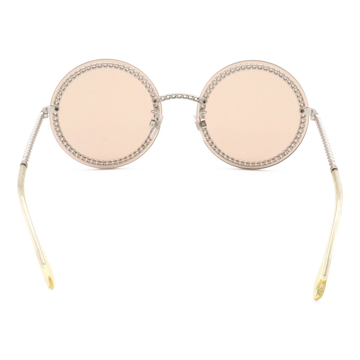 Chanel Glass Chain Sunglasses Round Eyewear — view 4