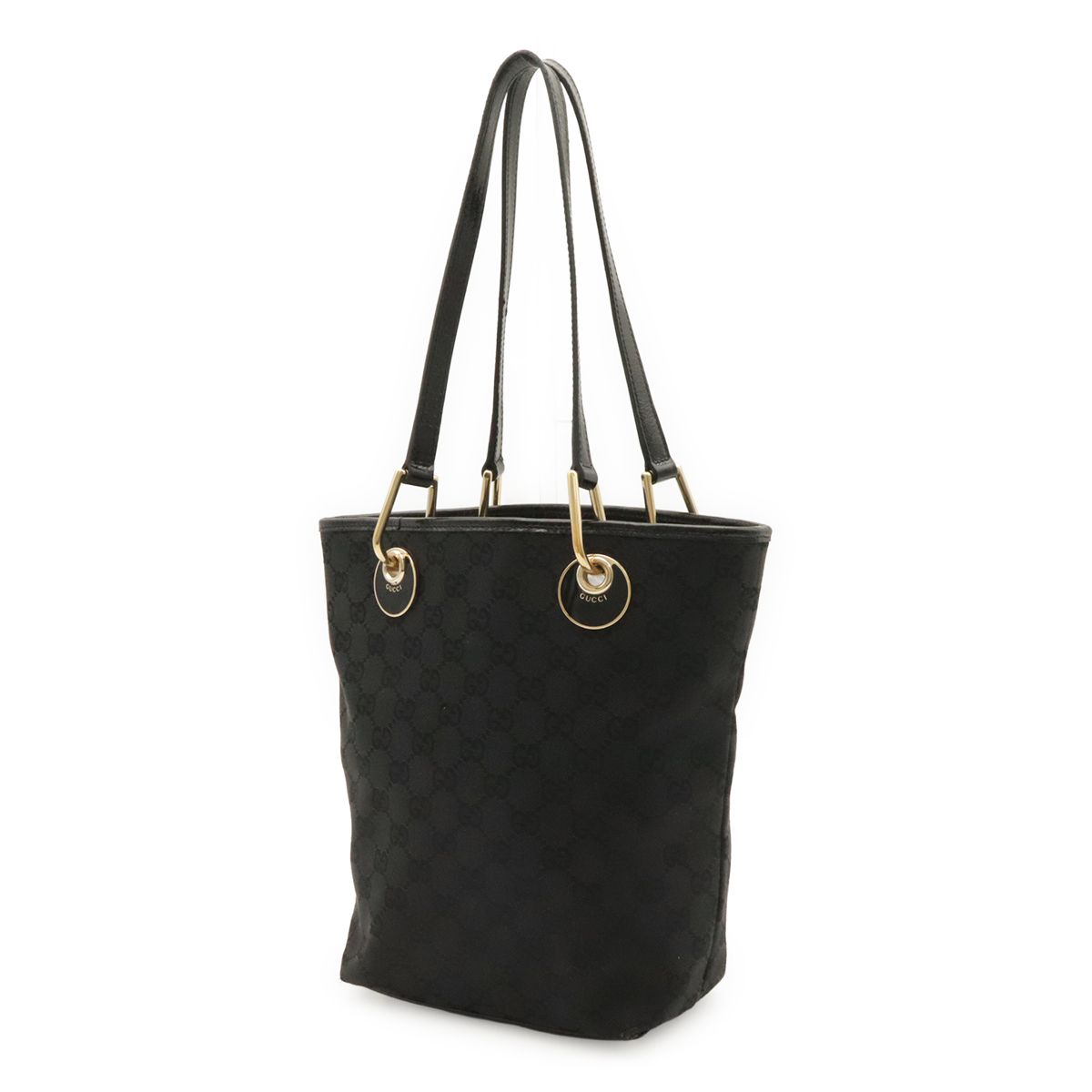 Gucci GG Canvas Tote Shoulder Bag Bucket — view 2