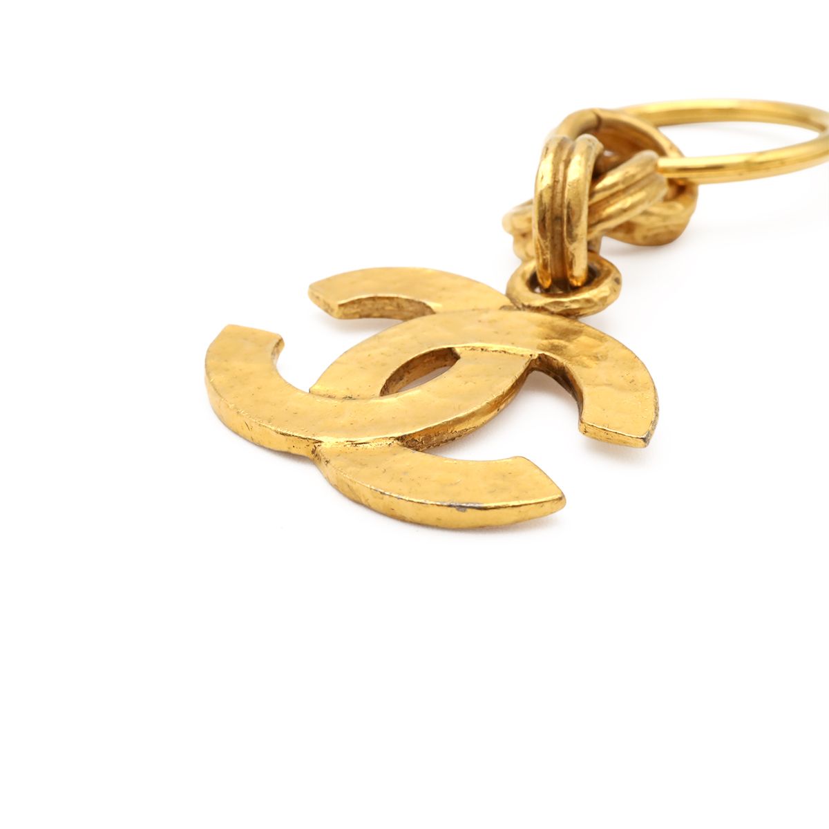 Chanel CC Logo CC Mark Key Holder Key Sling Bag Charm Gold Plated — view 3
