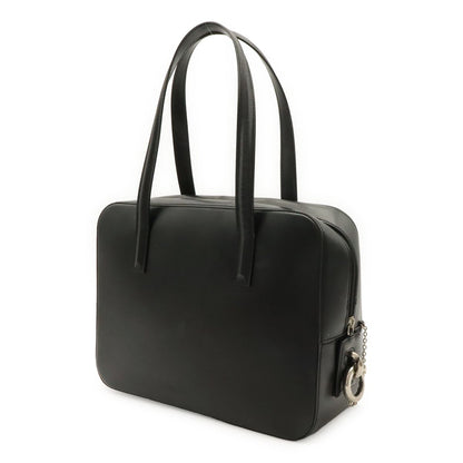 Cartier Tote Leather Black Silver — view 2