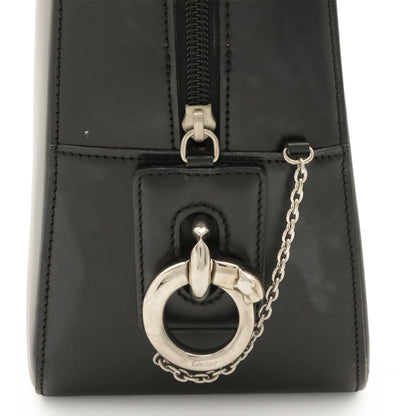 Cartier Tote Leather Black Silver — view 7