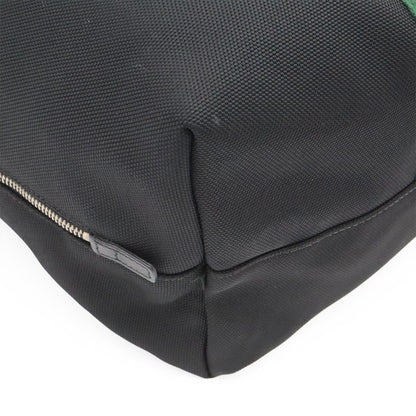 Gucci Band Techno Canvas Web Line Sherry Backpack Leather Black Green — view 3