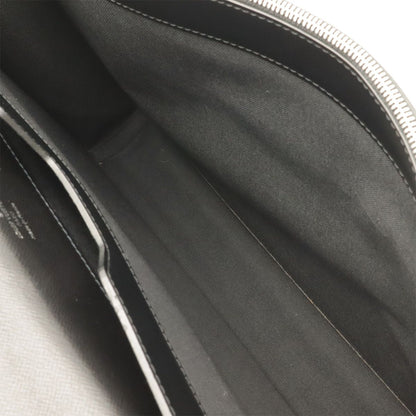 Louis Vuitton Taiga Document Purse Briefcase Business Leather Ardoise Black — view 6