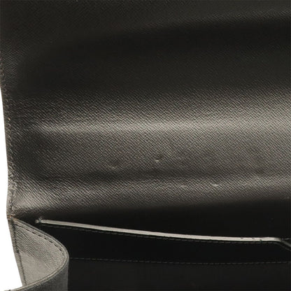 Louis Vuitton Taiga Document Purse Briefcase Business Leather Ardoise Black — view 8