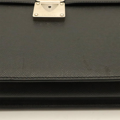 Louis Vuitton Taiga Document Purse Briefcase Business Leather Ardoise Black — view 4