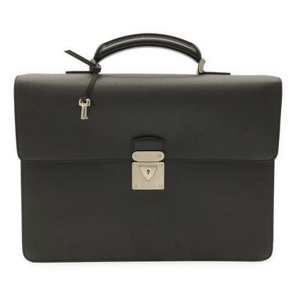 Louis Vuitton Taiga Document Purse Briefcase Business Leather Ardoise Black