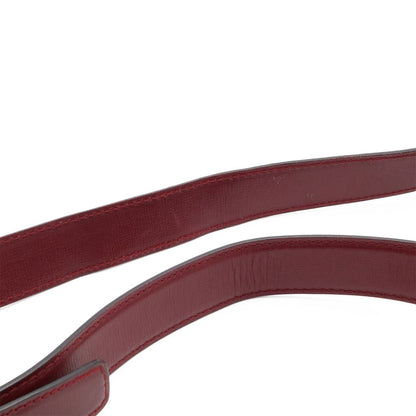 Cartier Must Line Shoulder Bag Leather Bordeaux Red Gold — view 4