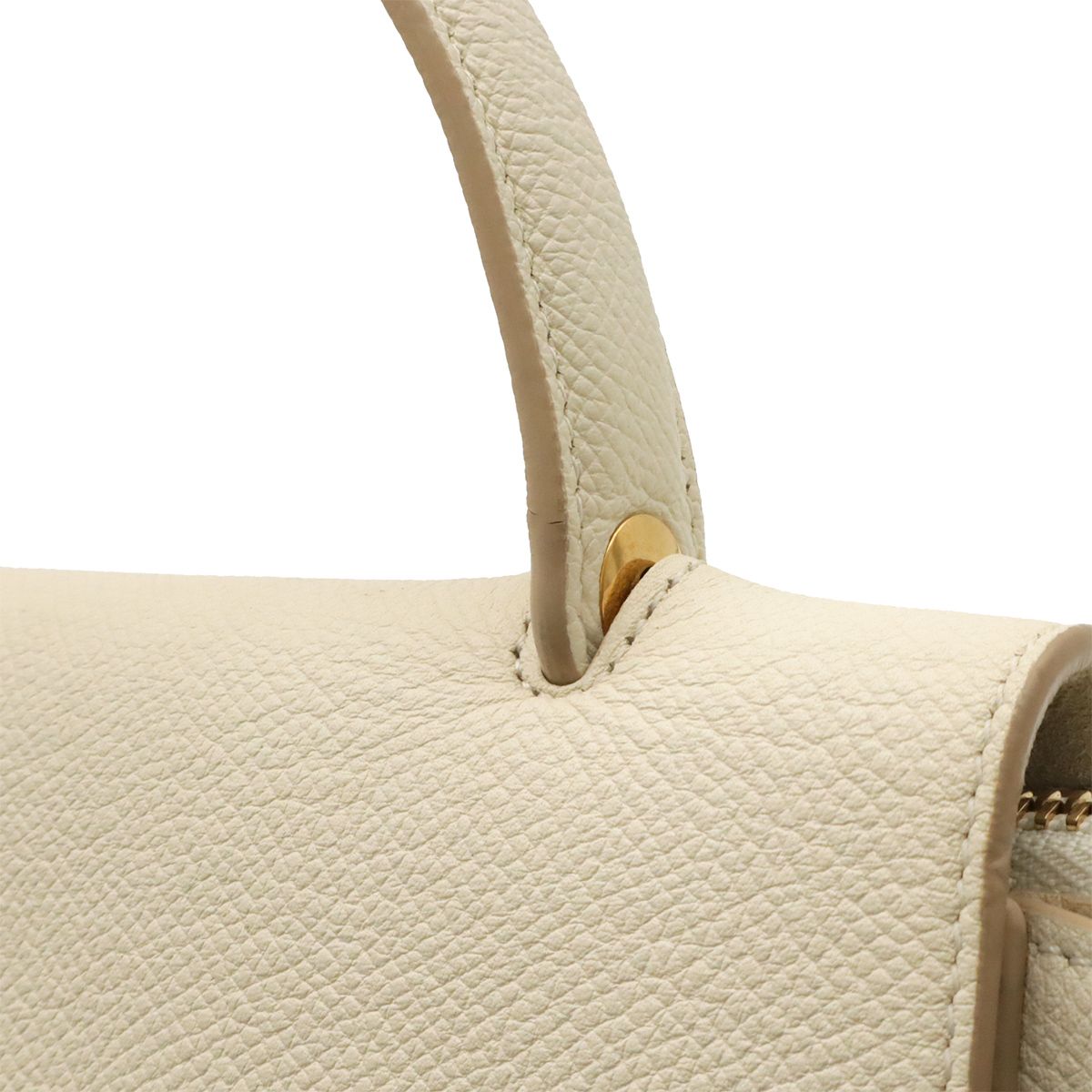 Celine Belt Bag Micro 2-Way Crossbody Calfskin Leather Ivory Gold — view 5