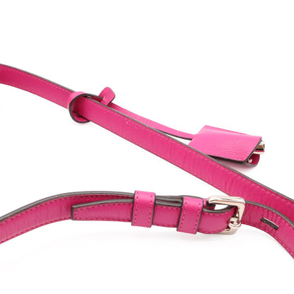 Loewe Heritage Logo Shoulder Bag Pochette Crossbody Leather Pink Gold 377.79.753 — view 4
