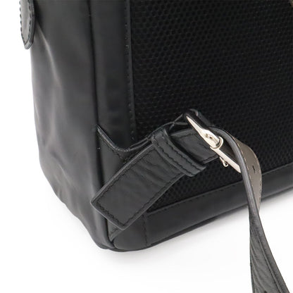 Fendi Backpack Leather Black Silver — view 6