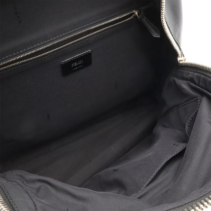 Fendi Backpack Leather Black Silver — view 8