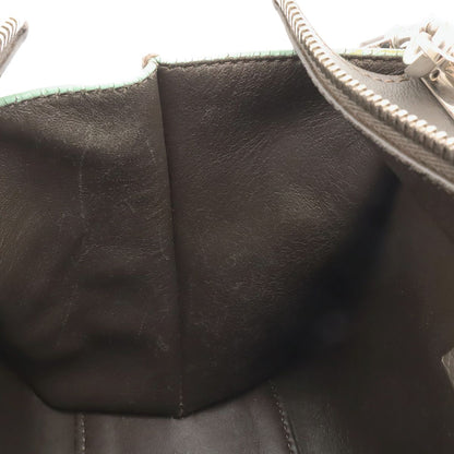 Fendi Petit Mini Bag 2-Way Leather Gray Silver — view 7