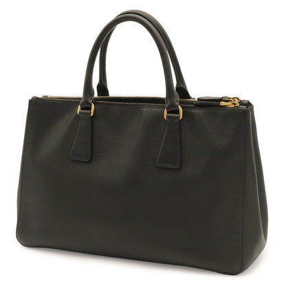 Prada Galleria Triangle Tote Saffiano Leather Nero Black Gold — view 2