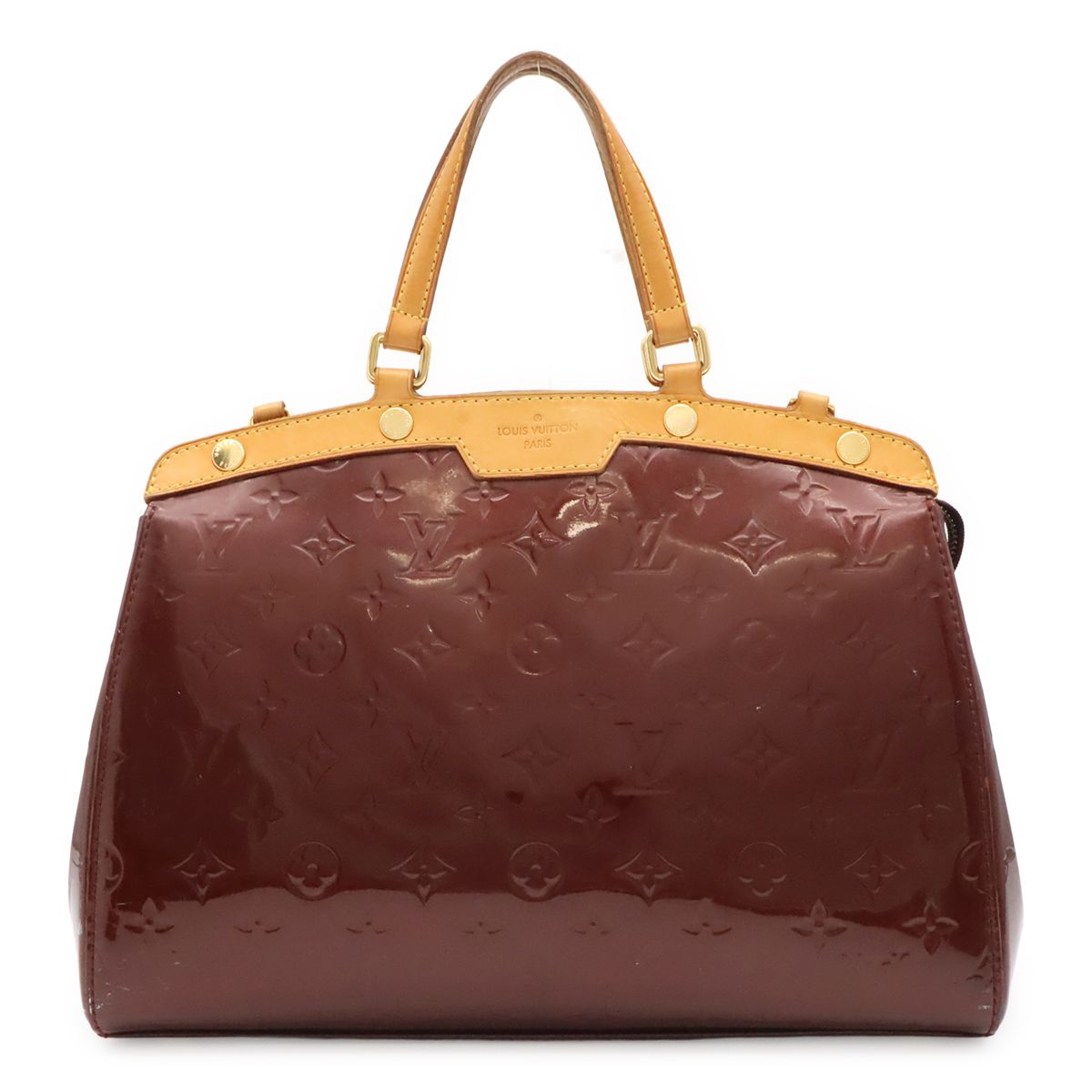 Louis Vuitton Monogram Vernis Blair MM Tote Enamel Rouge Fauvist