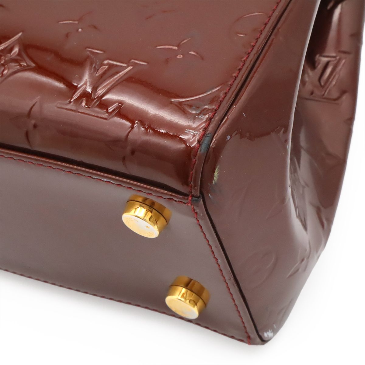 Louis Vuitton Monogram Vernis Blair MM Tote Enamel Rouge Fauvist — view 3